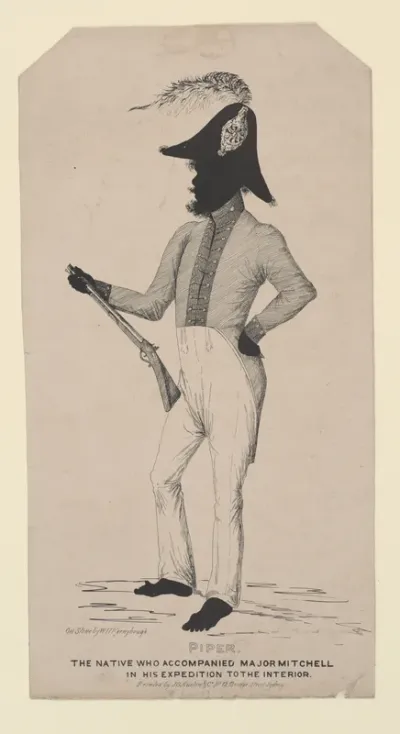Piper. The Native who accompanied Major Mitchell in his Expedition to the Interior