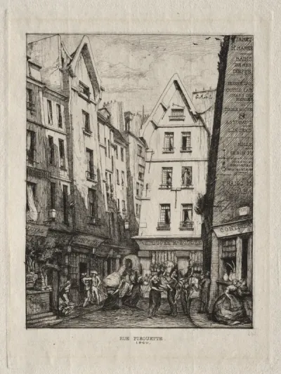 Pirouette Street, near the Markets, Paris