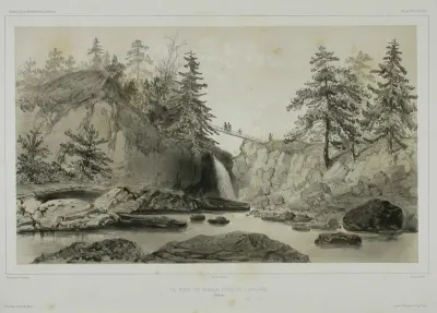 Pirunsilta Alikartanon lähellä, Voyages en Scandinavie, en Laponie, au Spitzberg et aux Feröe pendant les années 1838, 1839 et 1840