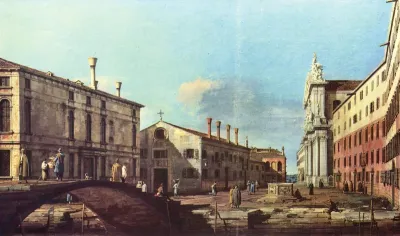 Place and Church Gesuiti in Venice