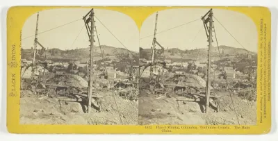 Placer Mining, Columbia, Tuolumne County. The Main Claim, No. 1012 from the series "Placer Mining"