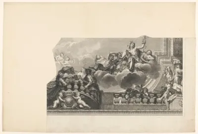 Plafond du Milieu de la Grande Gallerie du Palais Royal