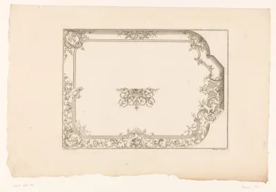 Plafond met mythologische voorstellingen