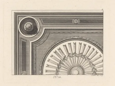 Plafond met stralenkrans
