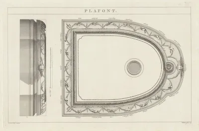 Plafond van de schouwburg aan het Leidseplein te Amsterdam, 1775