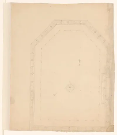 Plafond van een zaal