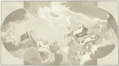 Plafondontwerp met putti