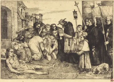 Plague Victims of Rome (Les pestiferes de Rome)