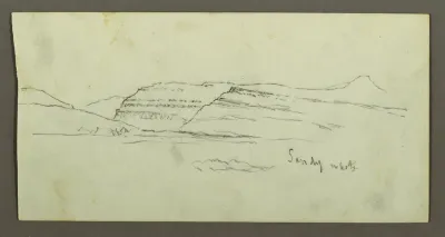 Plain and Mountain Range, possibly