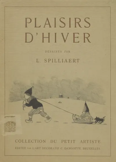 Plaisirs d'Hiver: kaft met tekening