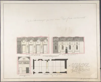 Plan "della nuova Galleria"