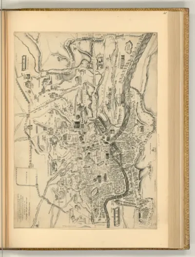 Plan der Stadt Rom