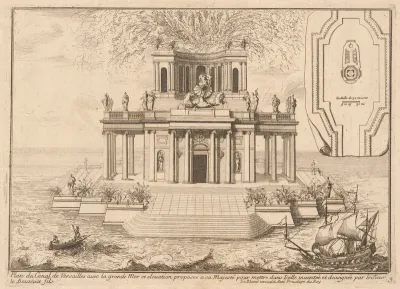 Plan du Canal de Versailles ...