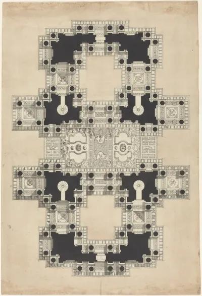 Plan for a Decorated Ceiling