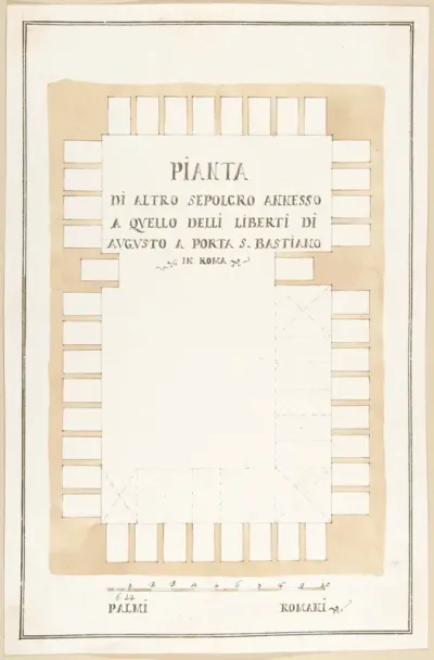 Plan of a Tomb, Rome
