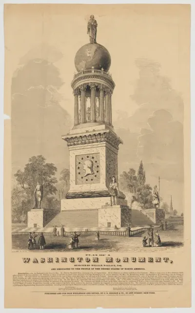 Plan of a Washington Monument
