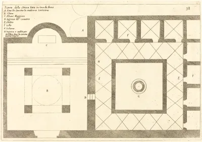 Plan of the Church near the House of Annas