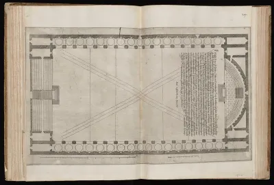 Plan of the Cortile Belvedere