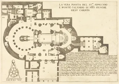 Plan of the Holy Sepulchre and Mount Calvary