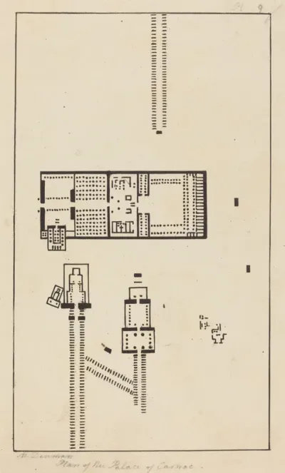 Plan of the Palace of Carnac