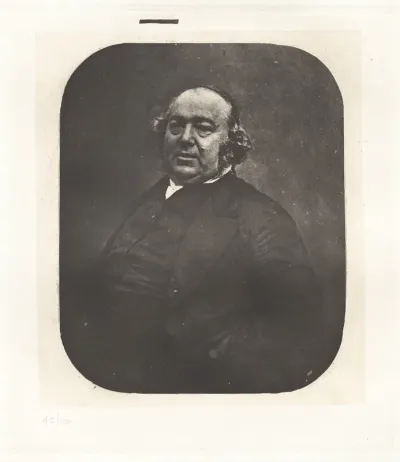 Planche IX – Portrait de Jules Janin, d'après Nadar  (Plate IX – Portrait of Jules Janin, by Nadar)