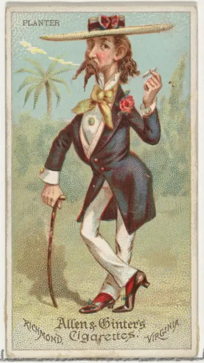 Planter, from World's Dudes series (N31) for Allen & Ginter Cigarettes