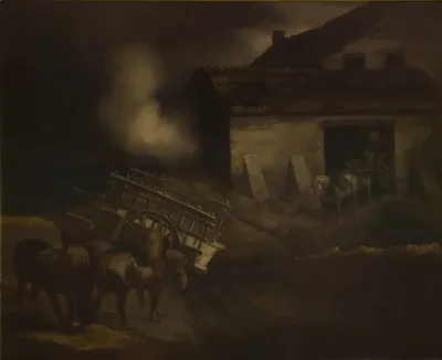 Plaster Works – Copy after Theodore Gericault’s Painting
