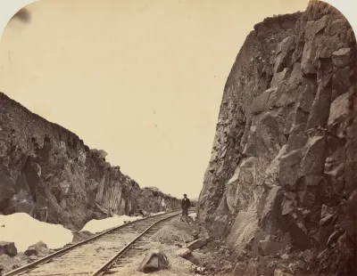 Plate 1. Carmichael's Cut, Granite Canon