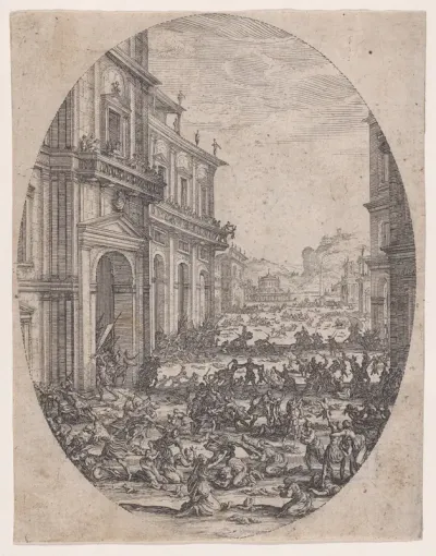 Plate 1, from "Le Massacre des Innocents" (The Massacre of the Innocents)