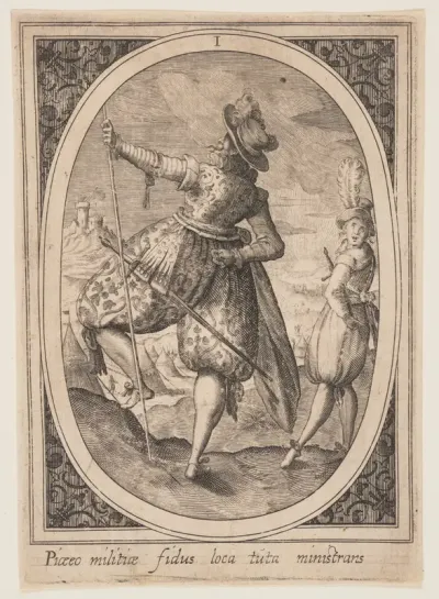 Plate 1 from Military Figures