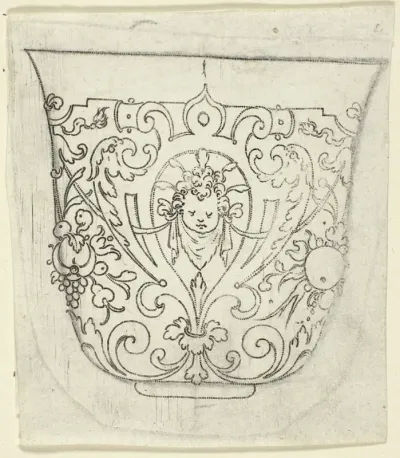 Plate 1, from XX Stuck zum (ornamental designs for goblets and beakers)