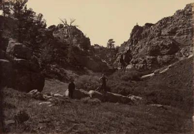 Plate 10. Devil's Gate, Dale Creek Canon
