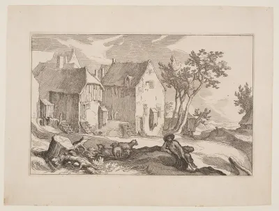 Plate 10, from Landscapes with Farmhouses