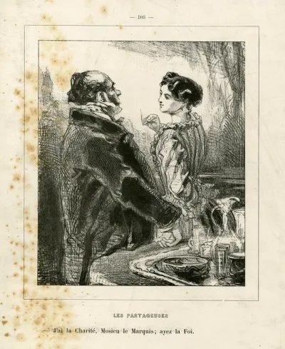 Plate 10 from Les Partageuses (The Gossipers)