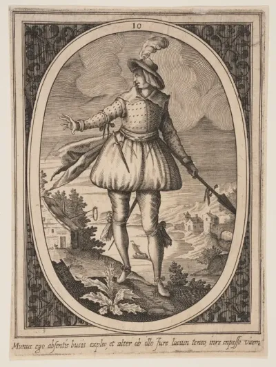 Plate 10 from Military Figures