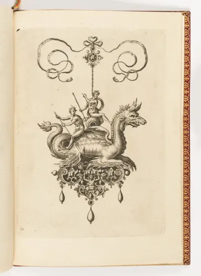 Plate 10, page, Bullarum Inaurium etc. Archetypi Artificiosi Pars Altera