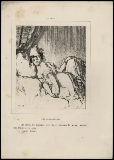 Plate 11 from Les Partageuses (The Gossipers)