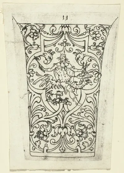 Plate 11, from twenty ornamental designs for goblets and beakers