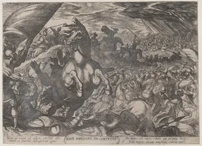 Plate 11: Joshua Ordering the Sun to Stand Still, from "The Battles of the Old Testament"