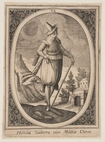 Plate 12 from Military Figures