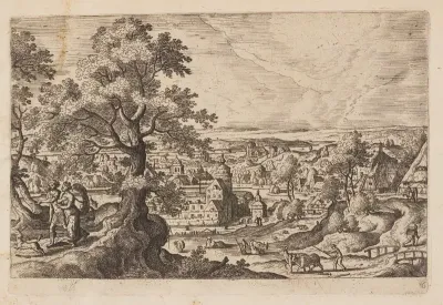 Plate 16, from Landscapes with Scenes from the Old and New Testament and Ovid’s Metamorphoses