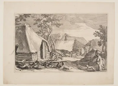 Plate 18, from Landscapes with Farmhouses