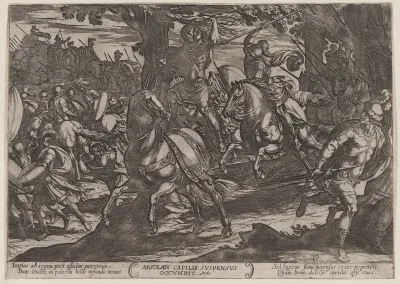 Plate 19: Jacob Killing Absalom, from "The Battles of the Old Testament"