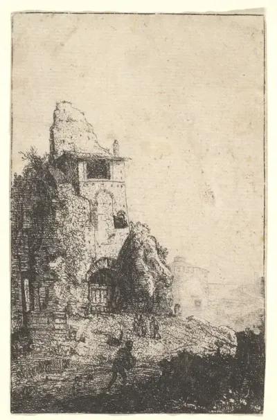 Plate 2: Calidarium at the Baths of Diocletian, from "The Ruins of Rome"