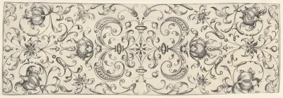 Plate 2, from "Friezes with Birds, Flowers and Meandering Wreaths and Scrolls"