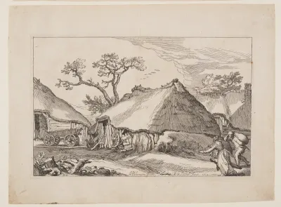 Plate 2, from Landscapes with Farmhouses