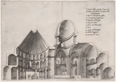 Plate 20, from "Trattato delle Piante & Immagini de Sacri Edifizi di Terra Santa" (Treatise of the Plans & Images of the Sacred Buildings of the Holy Land)