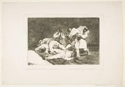 Plate 21 from "The Disasters of War" (Los Desastres de la Guerra): 'It will be the same' (Será lo mismo)