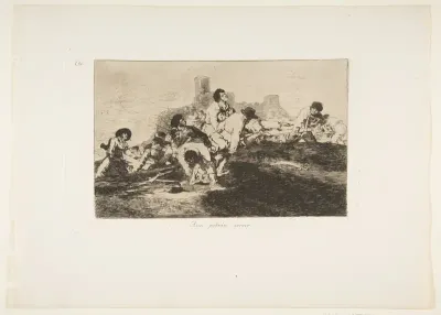 Plate 24 from "The Disasters of War" (Los Desastres de la Guerra): They can still be of use (Aun podrán servir)