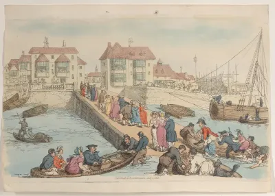 Plate 25: A Landing Place, from "World in Miniature"